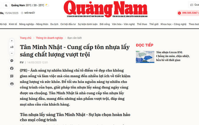 báo quảng nam