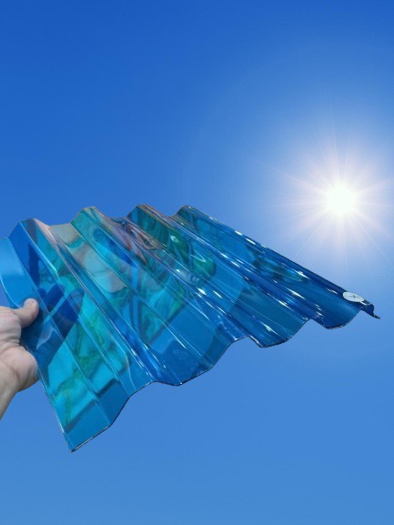 Tấm Polycarbonate Lấy Sáng 7 Sóng 