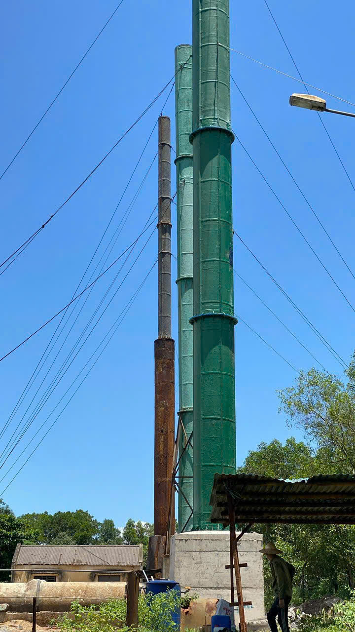 ống khói composite, ống khói FRP