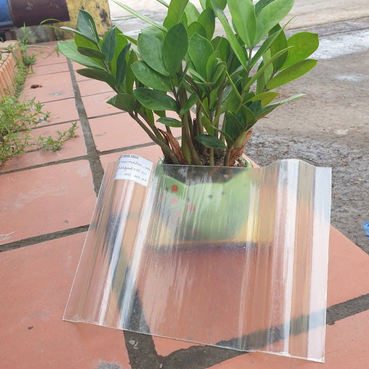 Tấm lợp lấy sáng Composite dạng 7 sóng