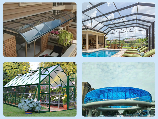 Tấm Lợp Lấy Sáng Polycarbonate đặc 2mm